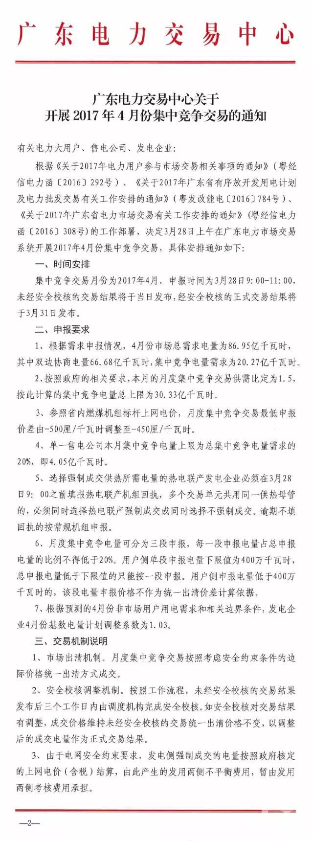 廣東4月份集中競價交易猜想 會到多少分？