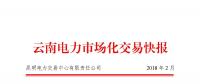 云南2月電力市場化交易快報：省內(nèi)合計成交電量549536萬千瓦時