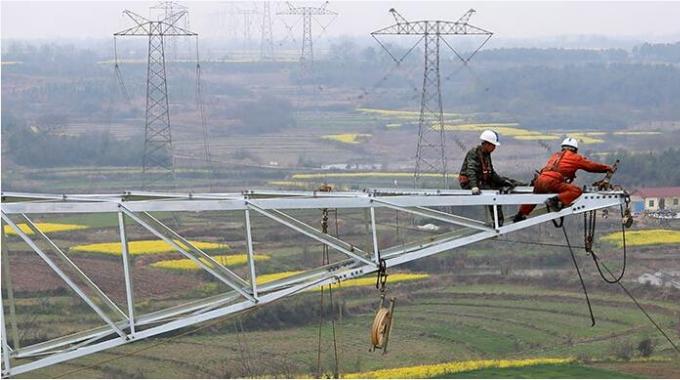 當鐵路與電網碰撞—蒙華鐵路穿越超高壓輸電線路