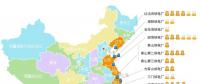 中國大陸運營和在建核電分布圖、大數據（截至20180224）