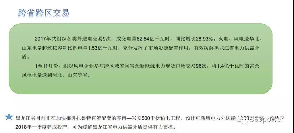 干貨！東北、西北區域2017售電市場情況