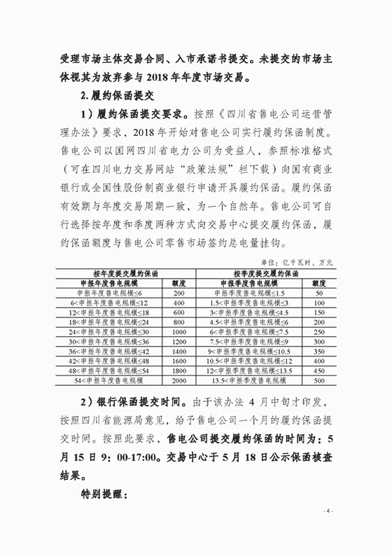 四川2018年度電力直接交易1號(hào)公告：風(fēng)電、光伏、部分水電企業(yè)可參與直接交易