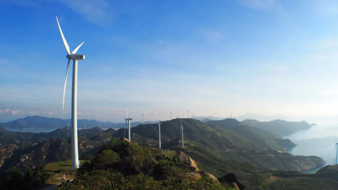 中國最美海島風電場——上川島風電場