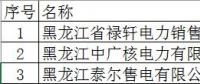 黑龍江新增3家新注冊和北京推送的10家售電公司