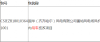 國華（齊齊哈爾）風(fēng)電有限公司富裕風(fēng)電場風(fēng)機(jī)機(jī)艙內(nèi)吊車技改項(xiàng)目中標(biāo)候選人公示