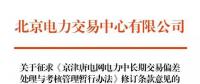 京津唐電力中長期交易偏差處理與考核管理暫行辦法修訂