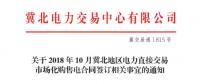 冀北地區(qū)10月電力直接交易市場化購售電合同簽訂工作9月17日截止