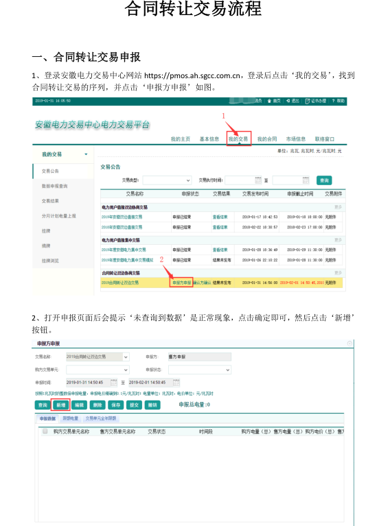 安徽2019年2月份電力直接交易合同轉(zhuǎn)讓交易2月15日開展（附交易流程）