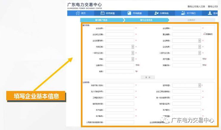 廣東電力市場(chǎng)主體注冊(cè)流程之售電公司